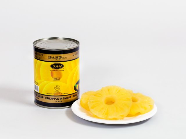 菠萝圆片罐头
